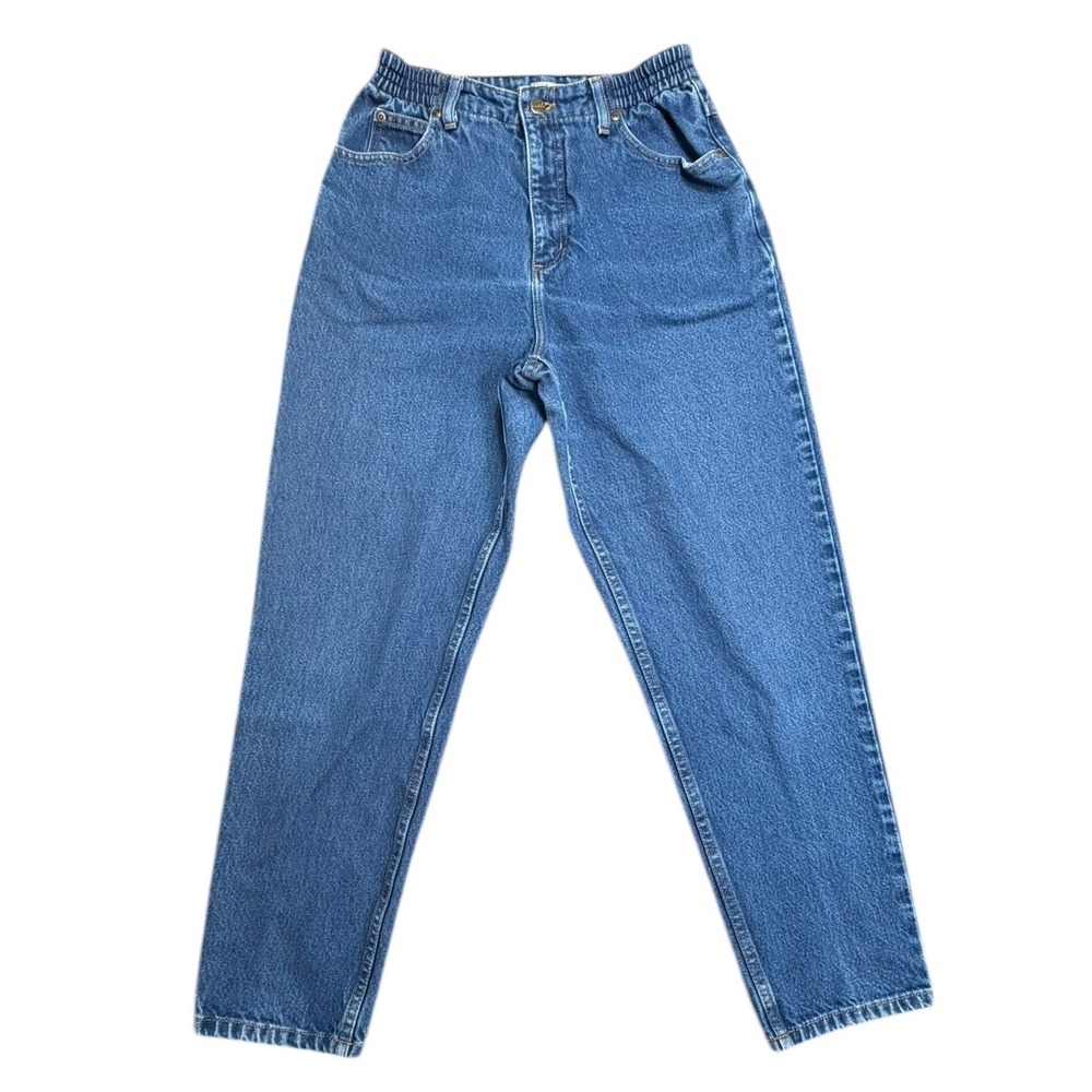 LL Bean Original Fit Relaxed‎ Straight Leg Jeans High Rise Denim Womens 10P